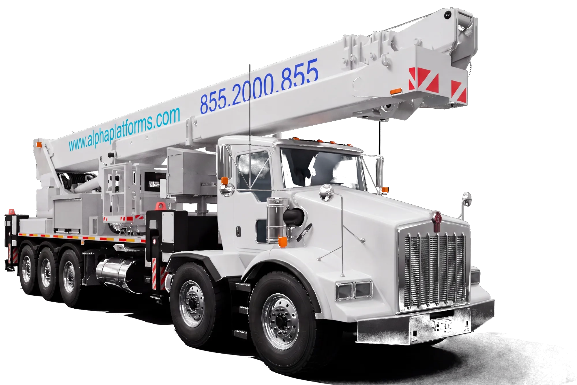 Alpha Platforms truck mounted boom lift